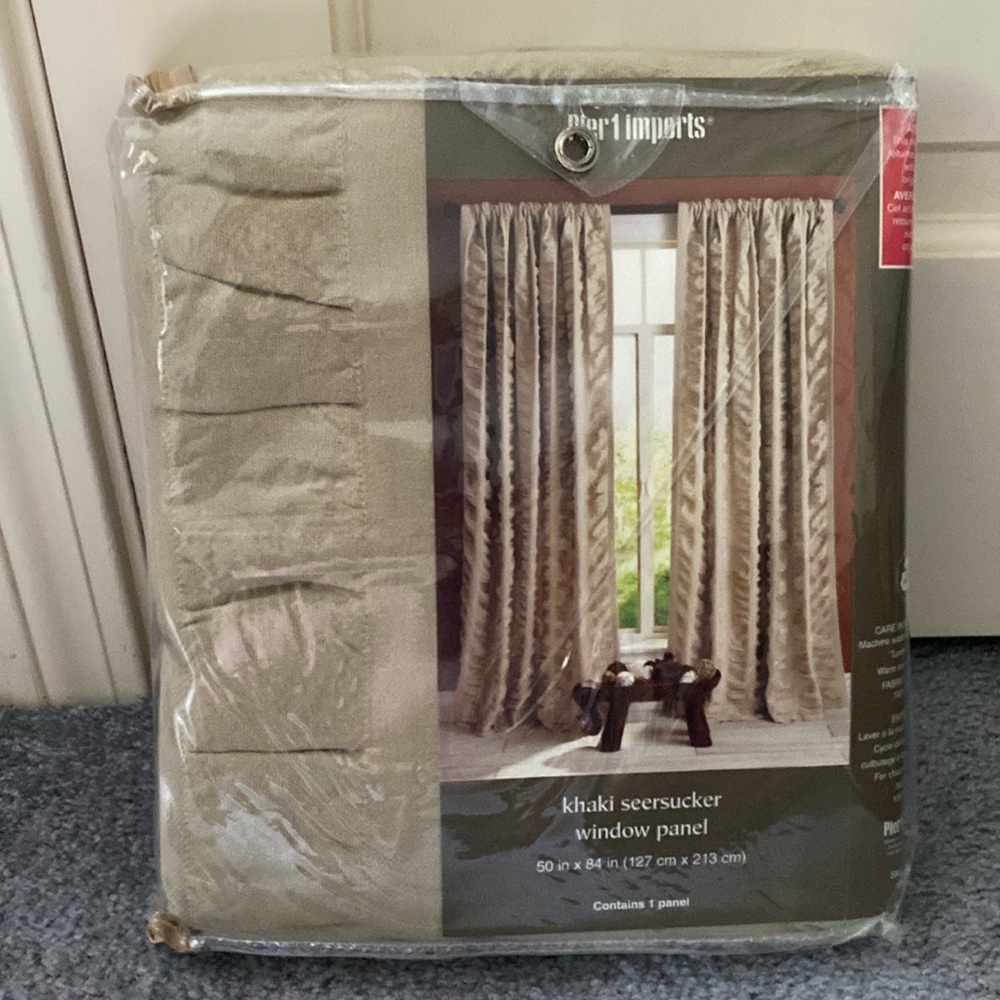 Pottery Barn Seersucker Panel